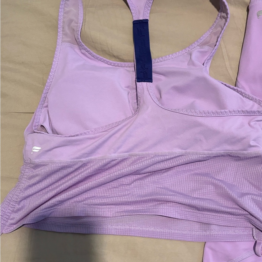 Fabletics Matching Set. Light Purple Leggings Wit… - image 3